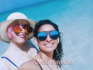 Azulandvioleta