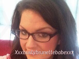 Xxxbustybrunettebabexxx